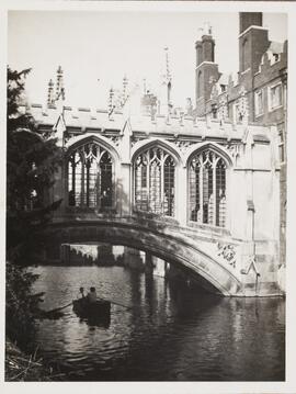 Photograph of the Bridge of Sighs, Cambridge