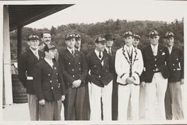 Photograph of a Crew in Boat Club Blazers