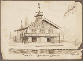 Drawing of the Old Boathouse