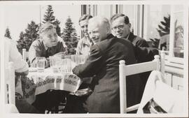 Photograph of Percy Bullock with Three Friends